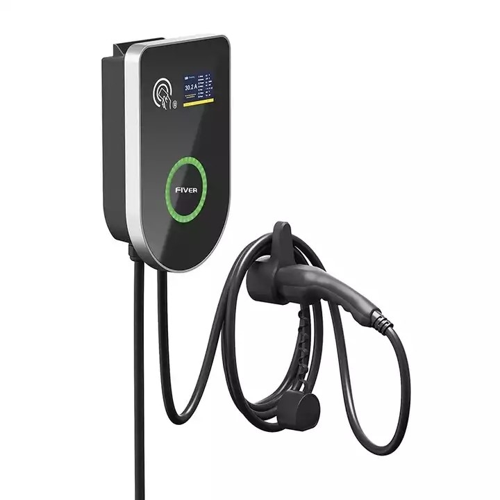 32A stazione di carico commerciale pubblica del Livello 2 EV con OCPP 1,6 Wifi 4G