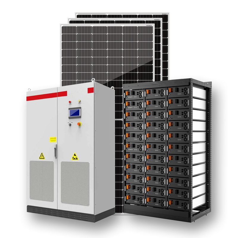 Sistema solare completo ibrido di Kit System 30KW del pannello solare del sistema solare 30kW 150kW 300kW