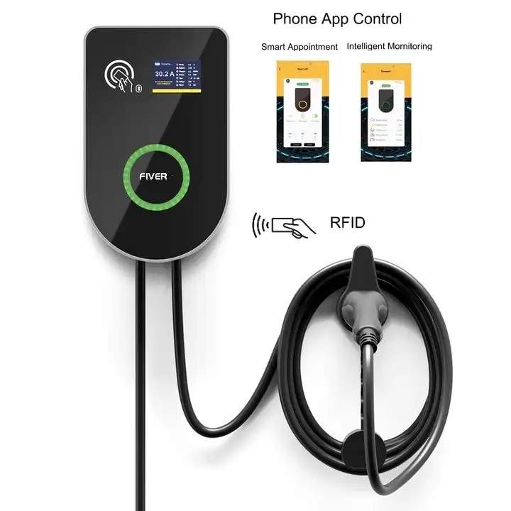 Stazione di ricarica EV 32A OCPP 1.6 Smart Wallbox 22KW con comunicazione Wifi 4G
