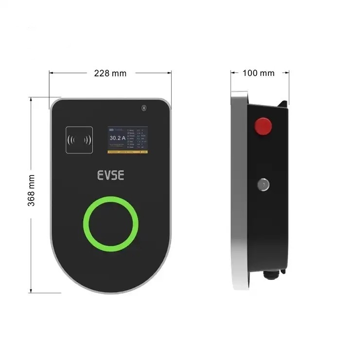 Stazione di ricarica EV 32A OCPP 1.6 Smart Wallbox 22KW con comunicazione Wifi 4G