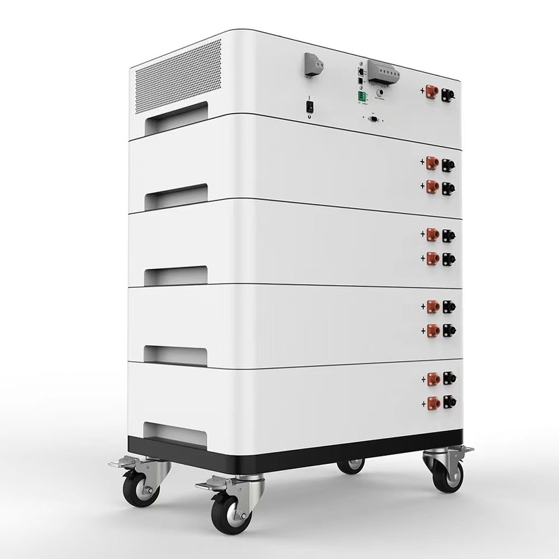 Sistema di accumulo domestico dell'energia solare Growatt modulare impilabile 51.2v 10kwh 20kwh 30kwh 50kwh Lifepo4