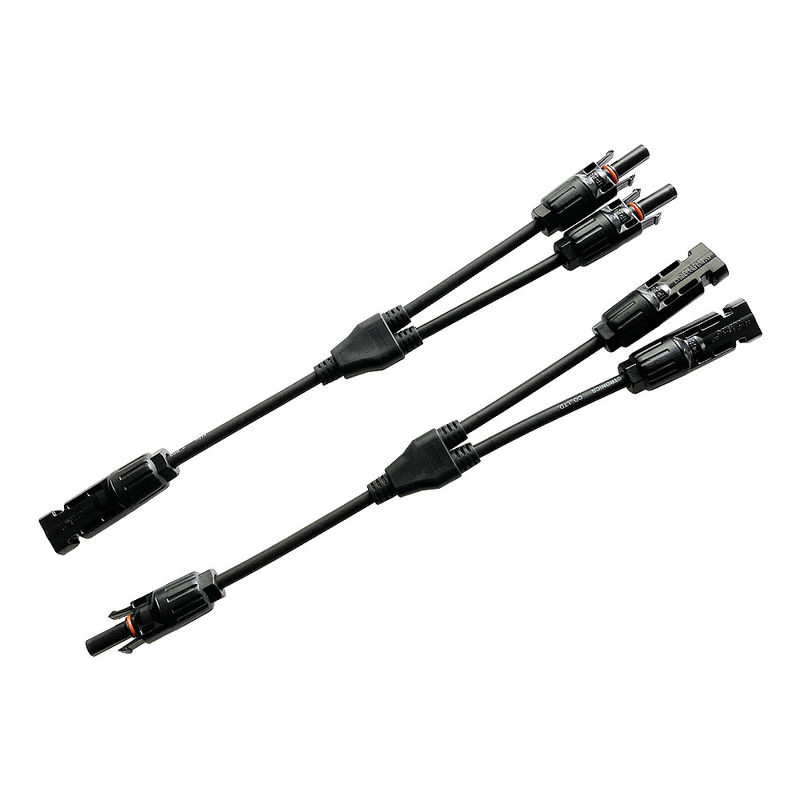 connettore di cavo solare del pannello solare IP68 dei connettori di ramo di 30cm Y 2 - 1 100g