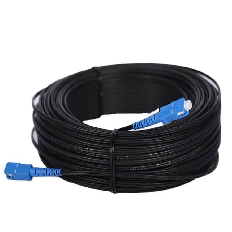 100M 1 filo di acciaio all'aperto dell'interno del cavo a fibre ottiche G657A FRP del centro 8.5kg/km