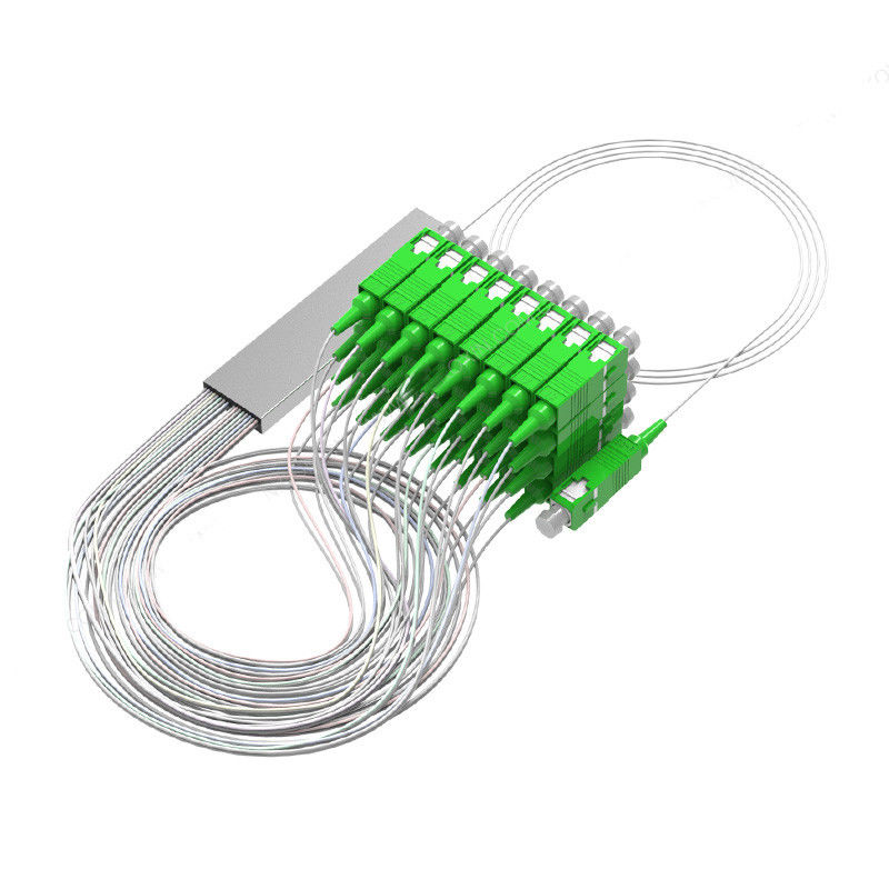 Metropolitana d'acciaio ottica a fibra ottica Mini Type del separatore 0.9mm dello SpA di PSM 1X16