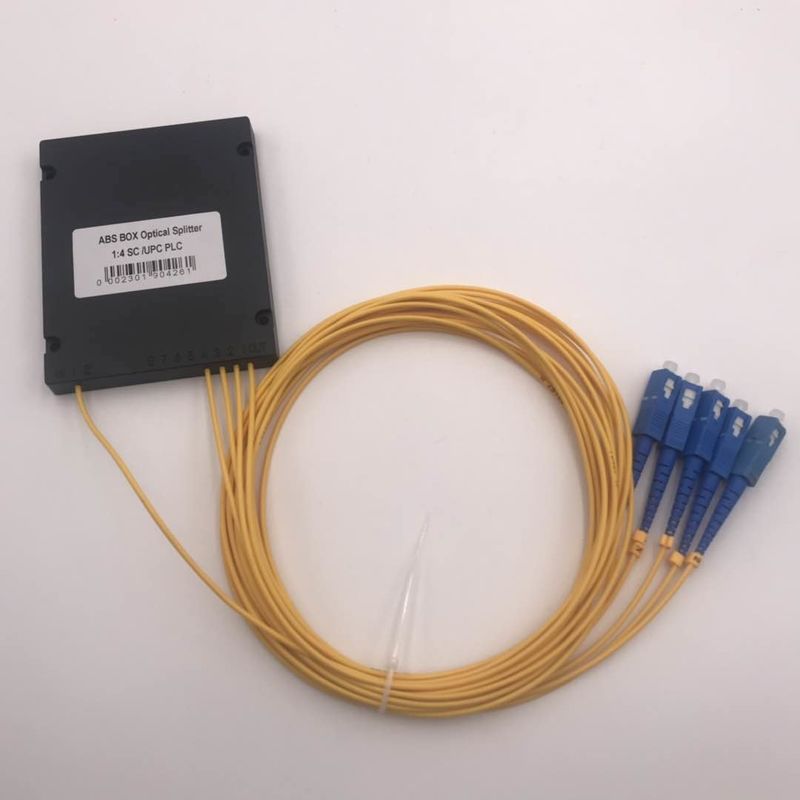 Perdita di inserzione a fibra ottica di minimo dei separatori 1 * 4 dello SpA di EPON GPON con il connettore