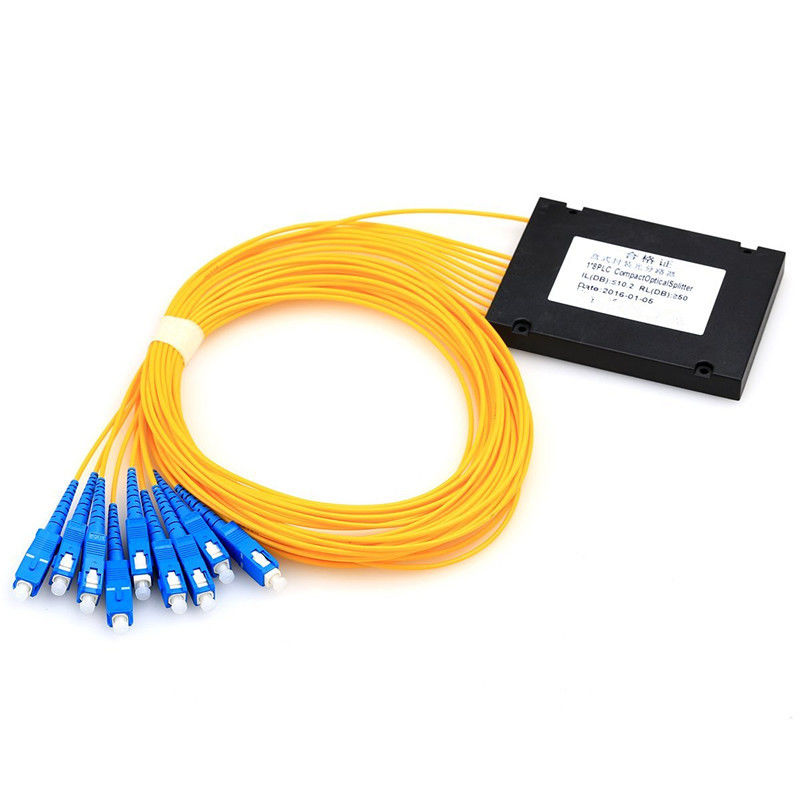 ABS di fibra ottica del separatore 1x8 dello SpA di FTTB FTTH SC/UPC a forma di scatola