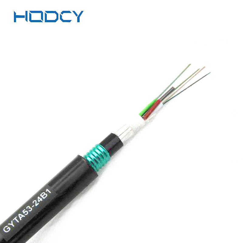 cavo a fibre ottiche corazzato 2-288cores di singolo modo di 250μm GYTA53 G652D