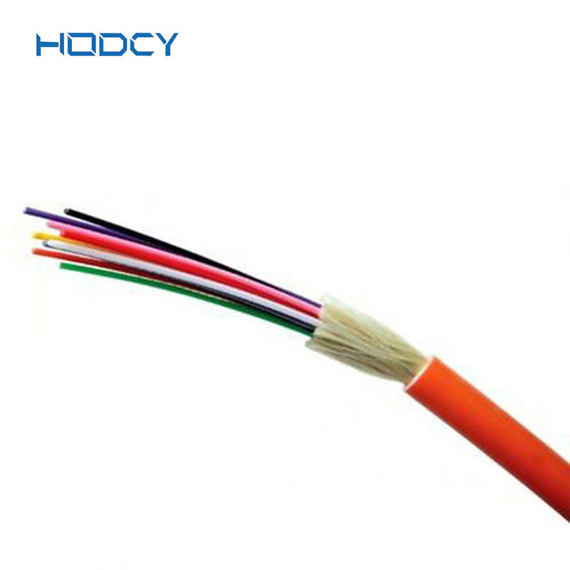 OM2 stretto dell'interno misto del cavo a fibre ottiche GJFJV attenuato con il rivestimento di PVC di LSZH