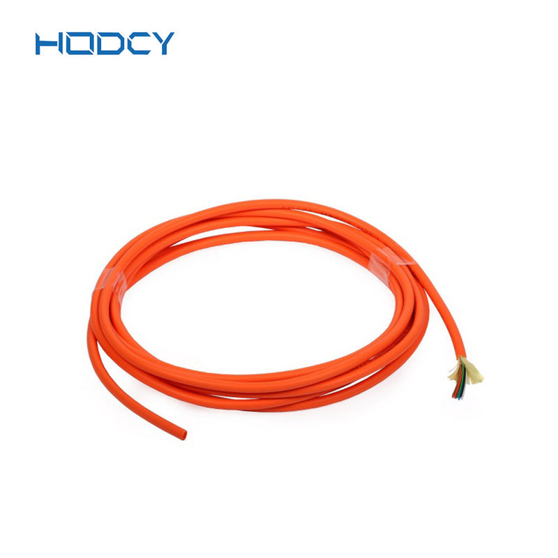 OM2 stretto dell'interno misto del cavo a fibre ottiche GJFJV attenuato con il rivestimento di PVC di LSZH