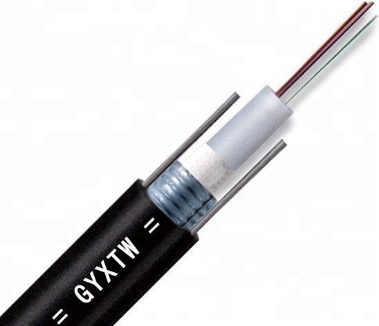 2-24 parallelo misto corazzato FRP del doppio del cavo a fibre ottiche del centro GYXTW