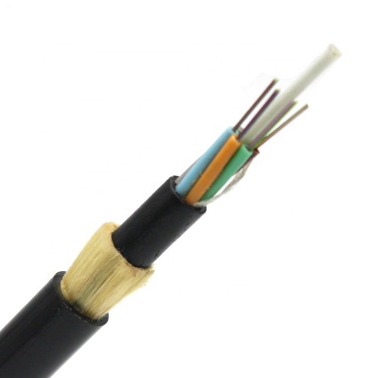 Il cavo a fibre ottiche aereo diretto 24 di metodo ADSS della condotta di GYTS svuota a prova d'umidità