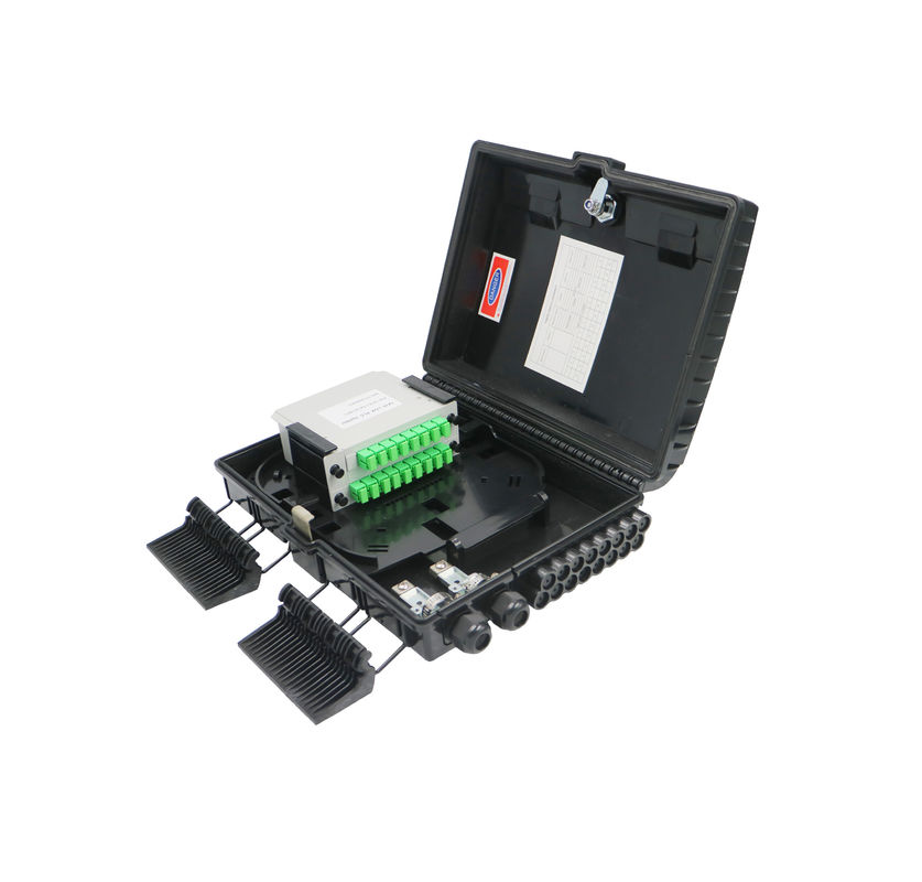 Scatola di termine di rete dei porti dell'ABS FDB Nap Fiber Optic Distribution Box 16