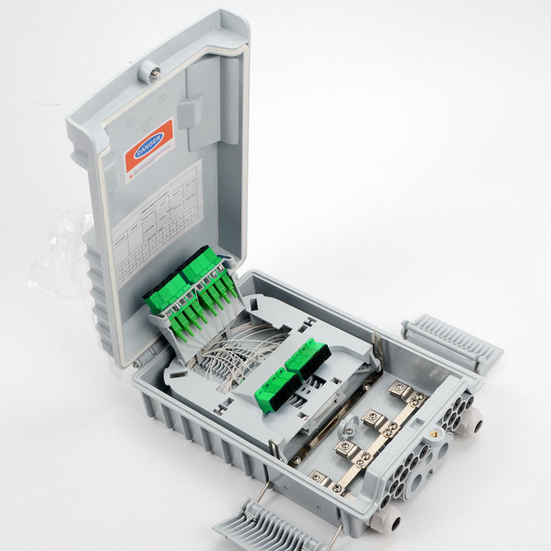 16 parete all'aperto terminale di Caixa Caja della scatola di Access della fibra del centro FTTH con il CTO Inline Drop Cable