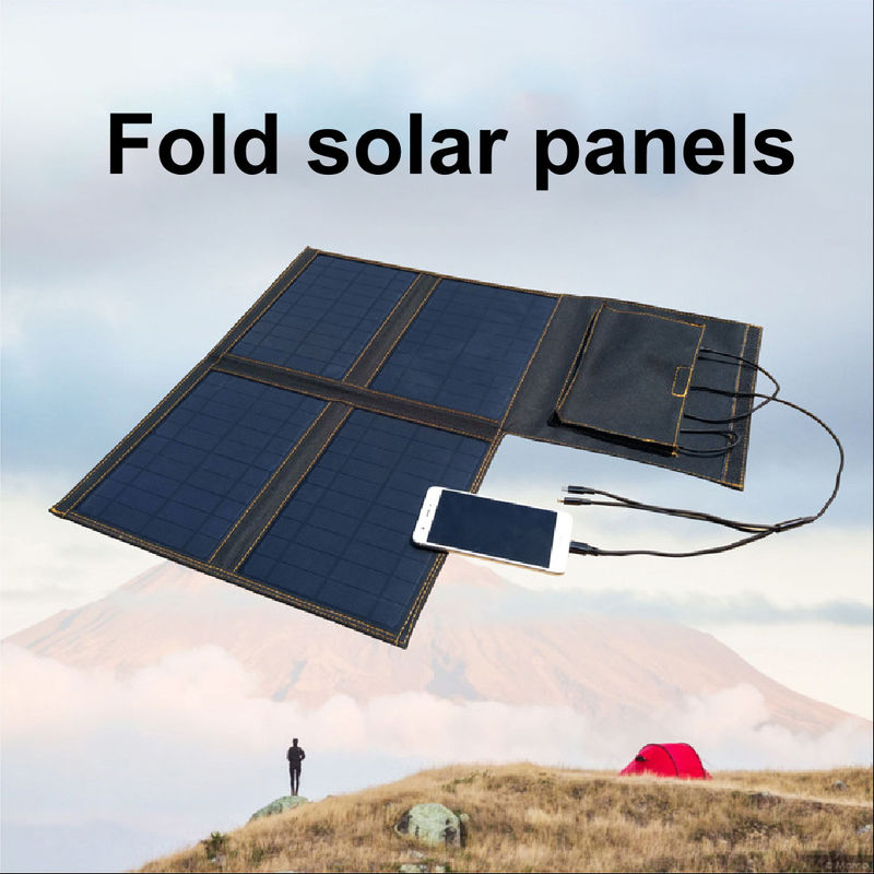Piccolo carico all'aperto piegante impermeabile portatile di campeggio del pannello solare 5V di 28W 24W