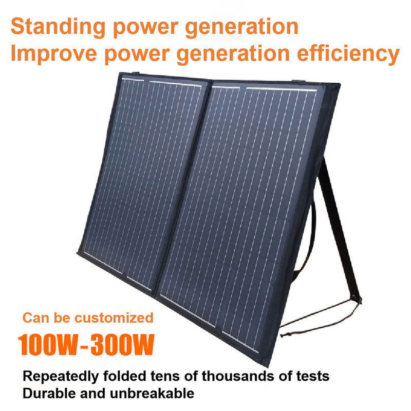 Piegatura doppia del portatile 2 di PV del caricatore solare impermeabile 100w 5V 2.1A USB del pannello