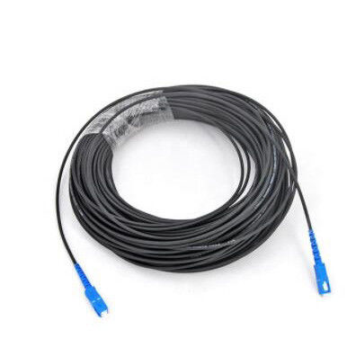 Cavo di toppa del cavo a fibre ottiche di goccia dello Sc UPC FTTH G657A2 autosufficiente