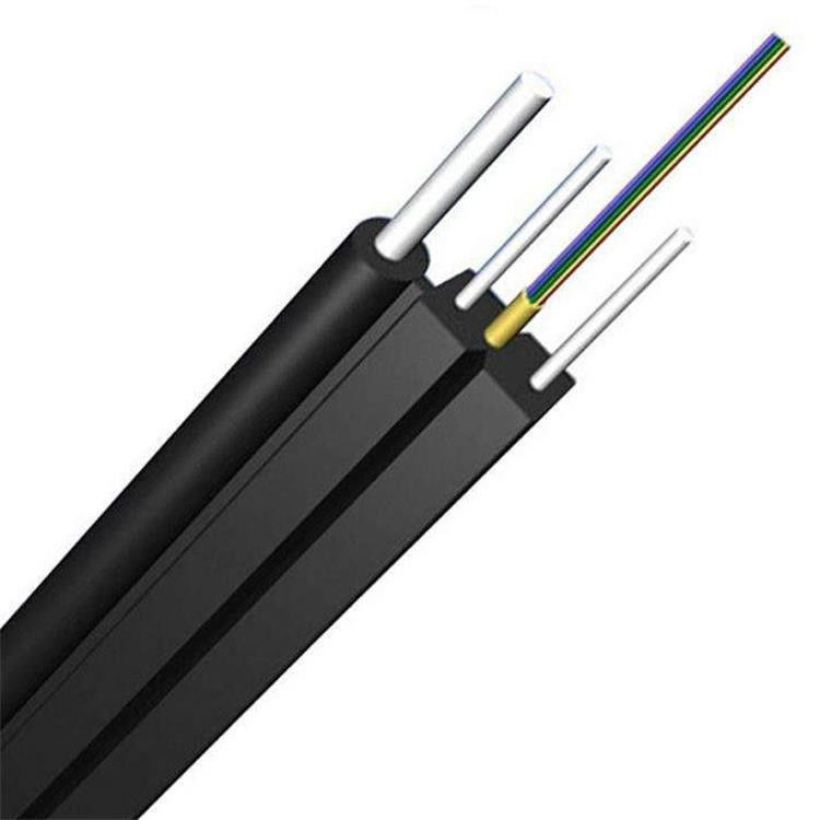 FTTH all'aperto cadono il tipo piano il singolo modo del cavo a fibre ottiche 2km G657A1 LSZH