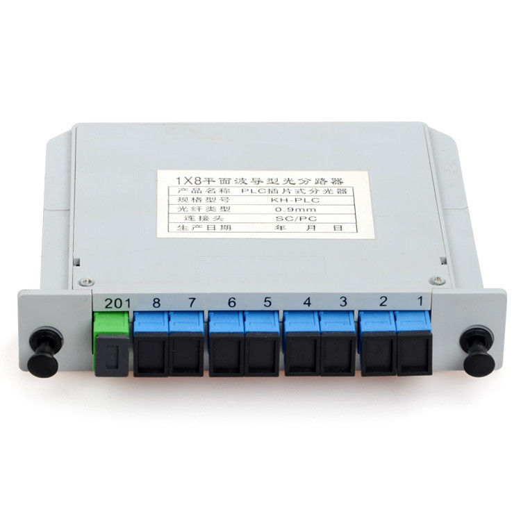 Tipo a fibra ottica lunghezza d'onda del separatore 1*8 dello SpA di BACCANO 1X8-PLC SC/UPC di 1260nm-1650nm