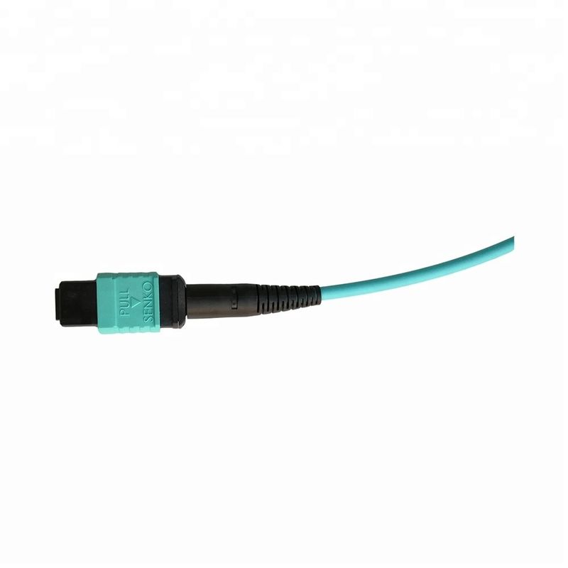 12 la treccia a fibra ottica femminile del cavo di toppa delle fibre MPO cabla 0.9mm 2.0mm 3.0mm