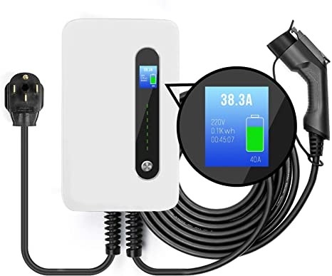 240V 9.6kW 40 stazione del caricatore del portatile EV del Livello 2 di amp con la spina
