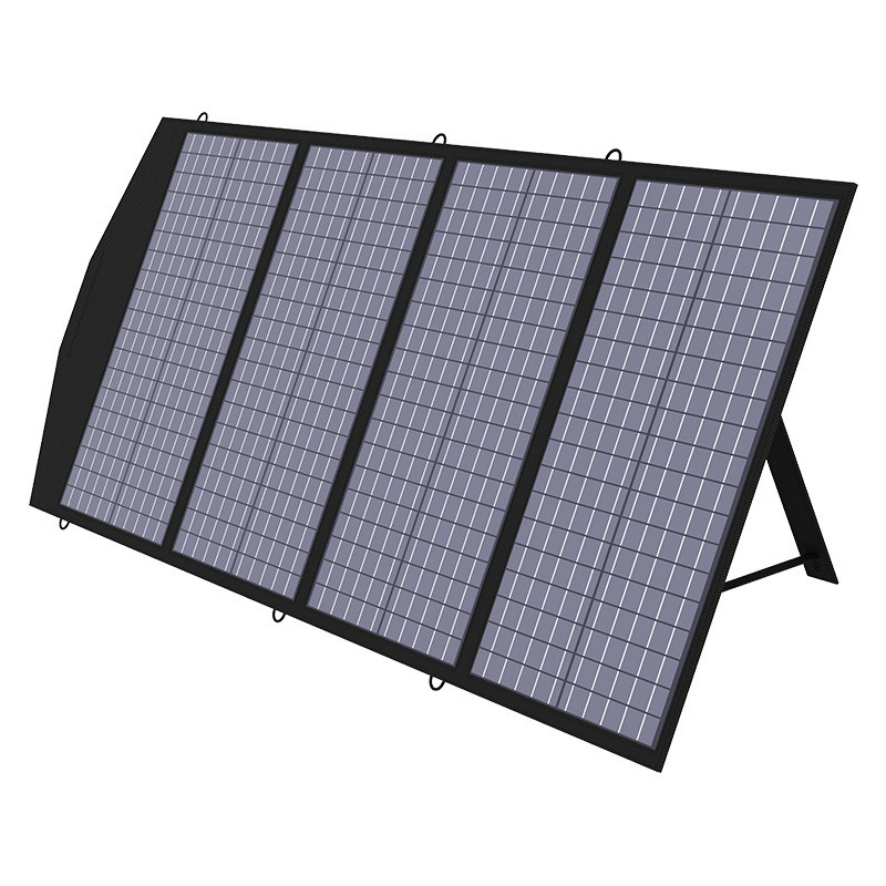 Volte pieghevoli portatili del pannello solare 4 del sistema a energia solare 18VDC con la batteria di energia solare 200W