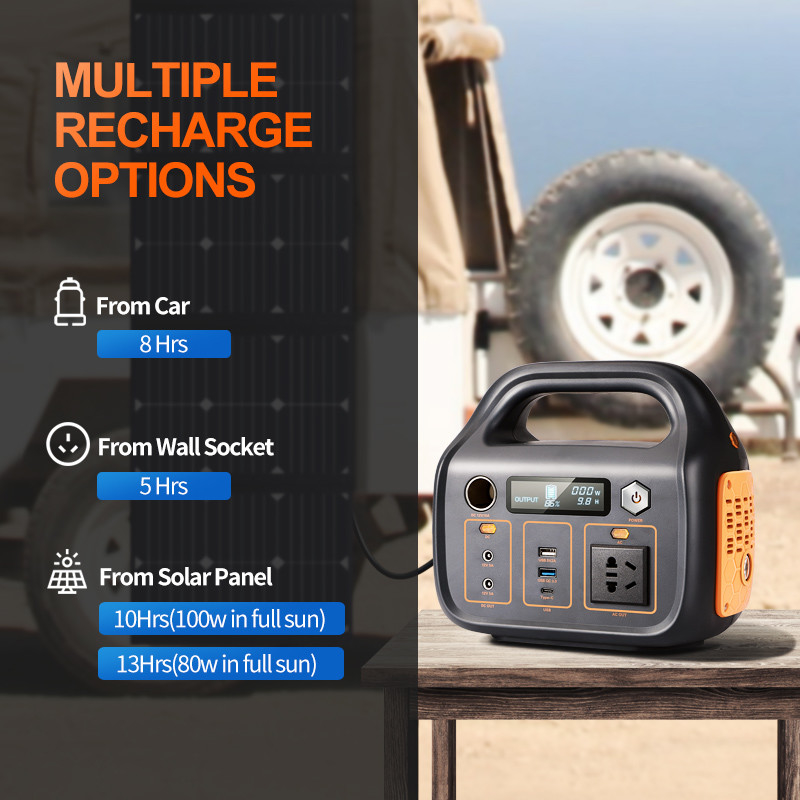 generatore solare all'aperto portatile 500Wh con lo sbocco mobile di CA della batteria al litio 110V