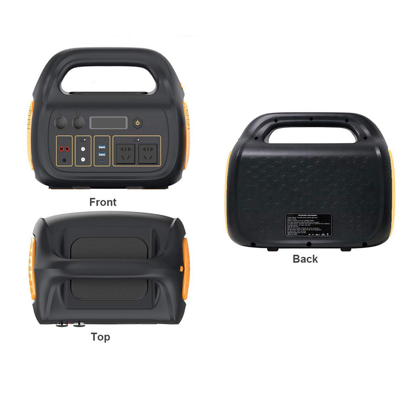 generatore solare all'aperto portatile 500Wh con lo sbocco mobile di CA della batteria al litio 110V