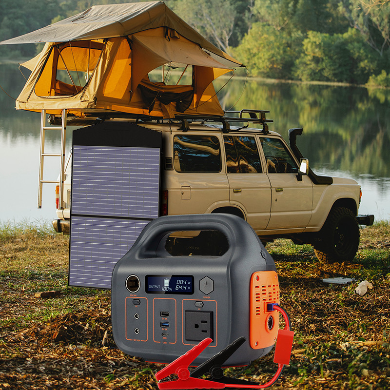 generatore portatile della Banca di energia solare del sistema a energia solare 500W con la batteria al litio ricaricabile