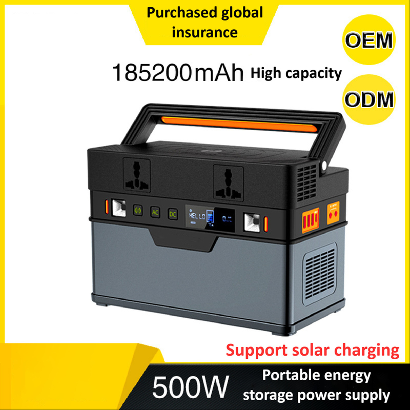 pacchetto mobile solare della batteria al litio della centrale elettrica portatile 500Wh per il campeggio all'aperto di rv