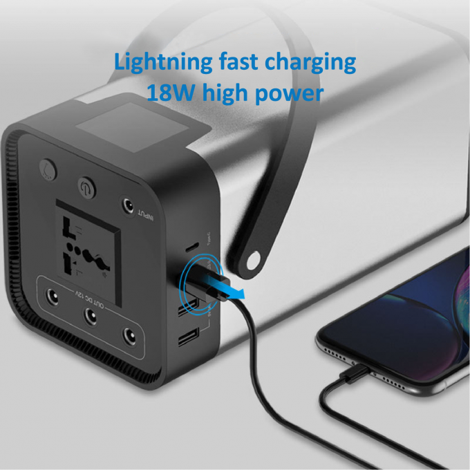 generatore solare commerciale portatile della centrale elettrica 200W 220V del litio 54000mah 1