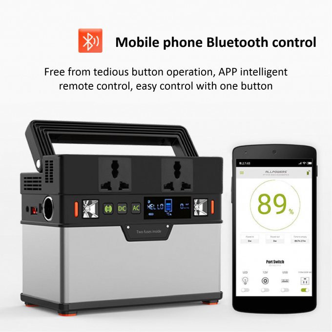 centrale elettrica portatile della batteria 185200mAh 1