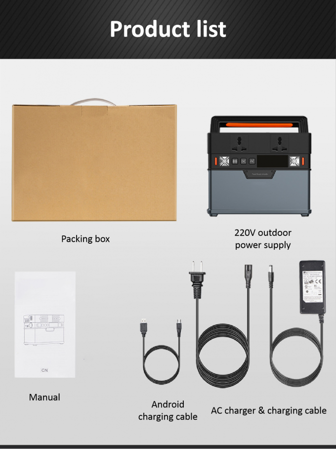 centrale elettrica portatile della batteria 185200mAh 5